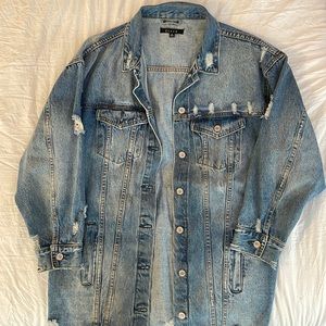 oversized Jean Jacket